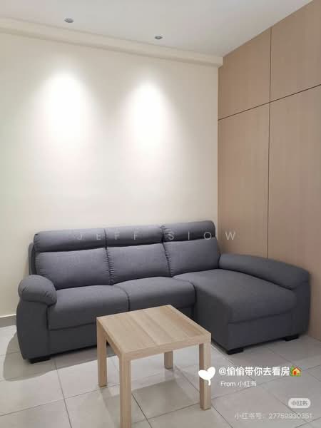 Servis Apartment untuk Disewa di The Netizen - Jeff Siow - Living Room - PropertyGuru.com.my