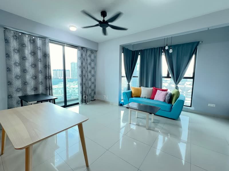 Service Residence for Sale at The Leafz @ Dedaun - Elcoln Leong - Living Room - PropertyGuru.com.my
