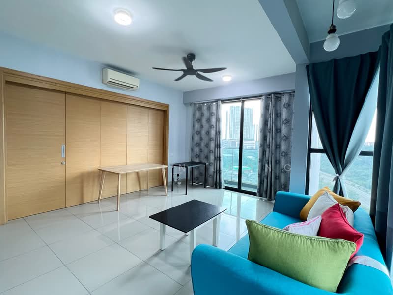 Service Residence for Sale at The Leafz @ Dedaun - Elcoln Leong - Living Room - PropertyGuru.com.my