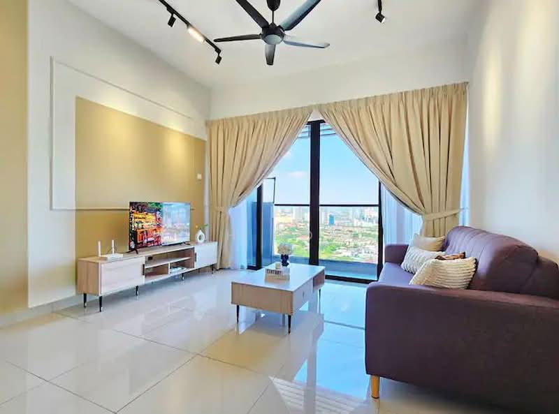 Service Residence for Sale at Aera Residence - JH Goh - Living Room - PropertyGuru.com.my