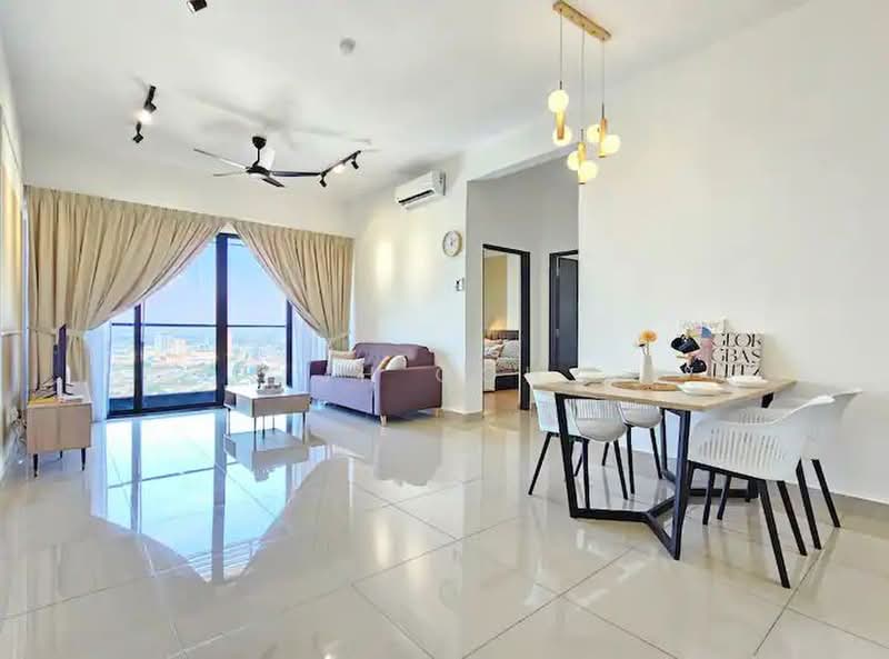 Service Residence for Sale at Aera Residence - JH Goh - Living Room - PropertyGuru.com.my