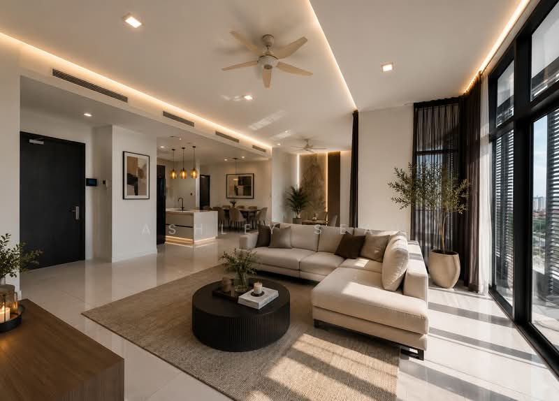 Service Residence for Sale at Tropicana Grande - Ashley Seah - Living Room - PropertyGuru.com.my