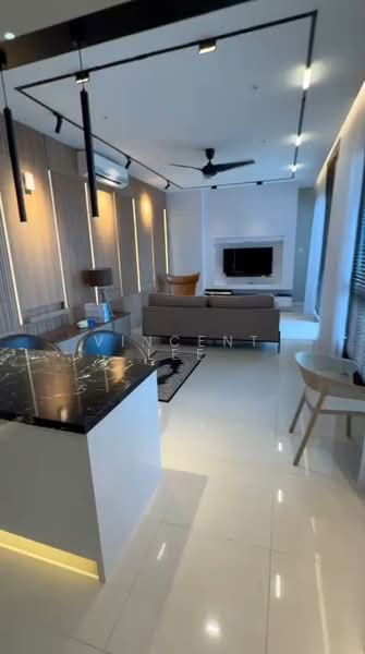 Kondominium untuk Disewa di One Cochrane Residence - Vincent Lee - Living Room - PropertyGuru.com.my
