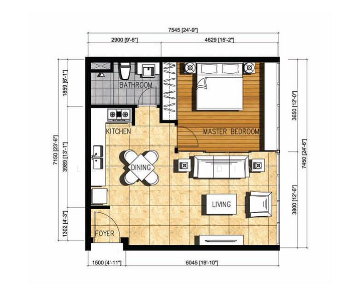 Service Residence for Sale at PineTree Marina Resort - Lee Ding Ding - PropertyGuru.com.my