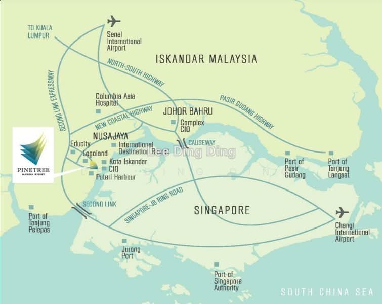 Service Residence for Sale at PineTree Marina Resort - Lee Ding Ding - PropertyGuru.com.my