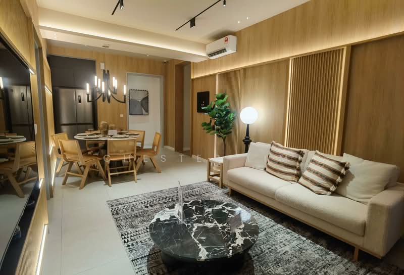 Kediaman Servis untuk Dijual di Aricia Residences - Chester Lim - Living Room - PropertyGuru.com.my