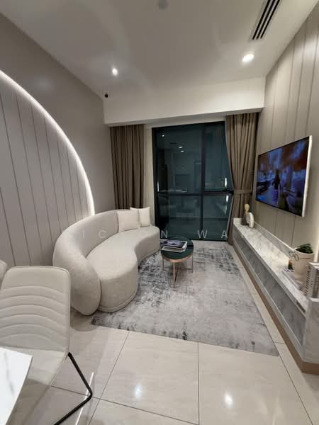 Servis Apartment untuk Dijual di Times Square 2 - Nicson Wan - Living Room - PropertyGuru.com.my