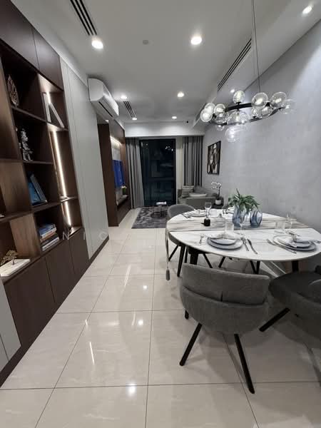 Servis Apartment untuk Dijual di Times Square 2 - Nicson Wan - Living Room - PropertyGuru.com.my