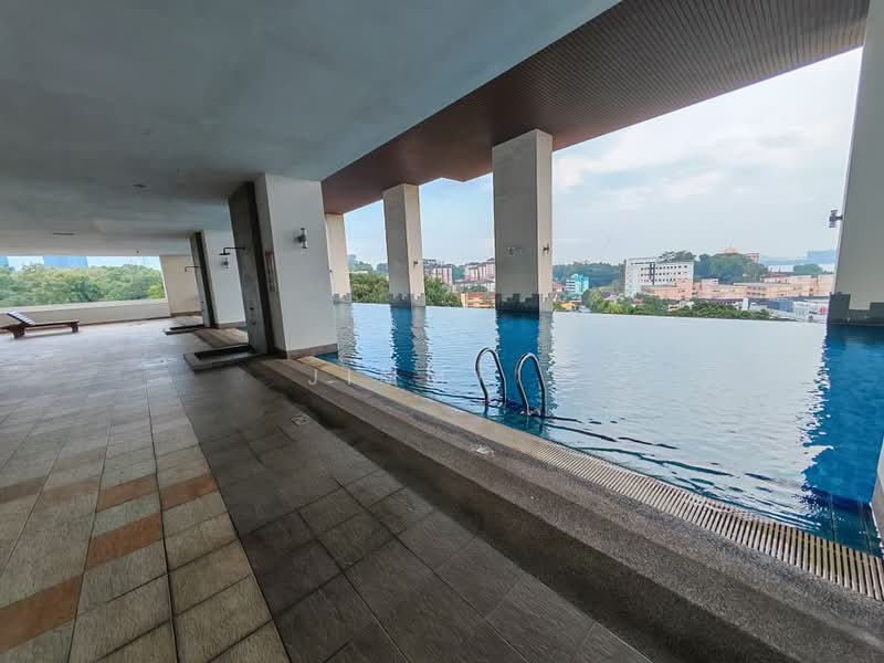 Service Residence for Rent at Pangsapuri Tanah Emas (Golden Sands) - Jimmy . - Pool - PropertyGuru.com.my