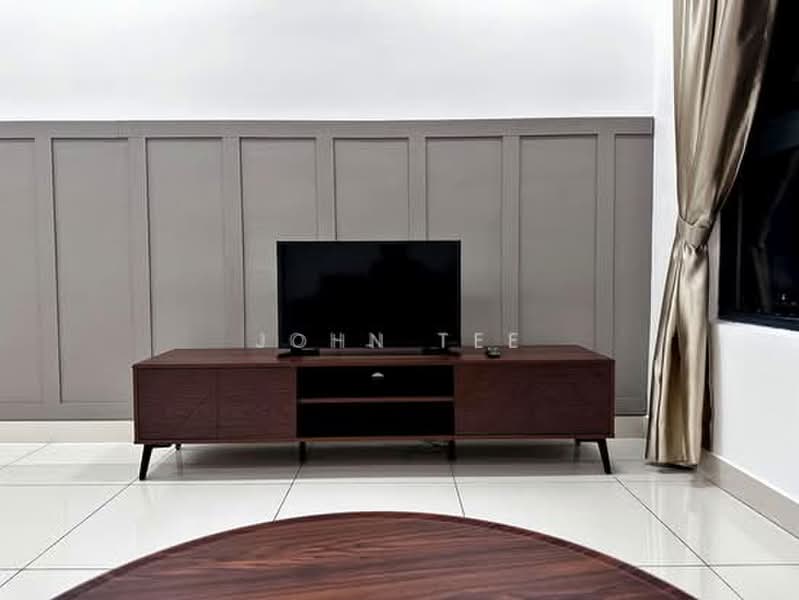 Servis Apartment untuk Disewa di TRIO By Setia - John Tee - Living Room - PropertyGuru.com.my
