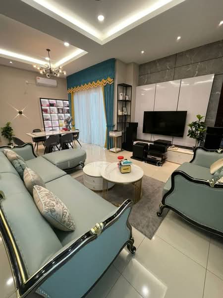 Zero-Lot Bungalow for Rent in Alma (Bukit Mertajam) - Fish Ling - Living Room - PropertyGuru.com.my