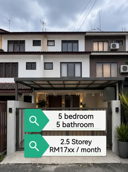 2.5-storey Terraced House for Sale in Taman Sri Sinar (Segambut) - Jason Sheah - Exterior - PropertyGuru.com.my
