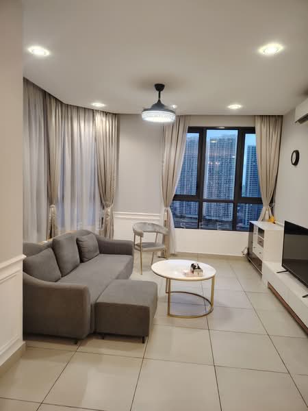 Service Residence for Rent at KL Gateway Premium Residences - Felis See - Living Room - PropertyGuru.com.my