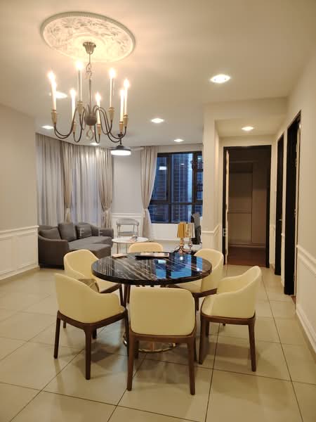 Service Residence for Rent at KL Gateway Premium Residences - Felis See - Living Room - PropertyGuru.com.my