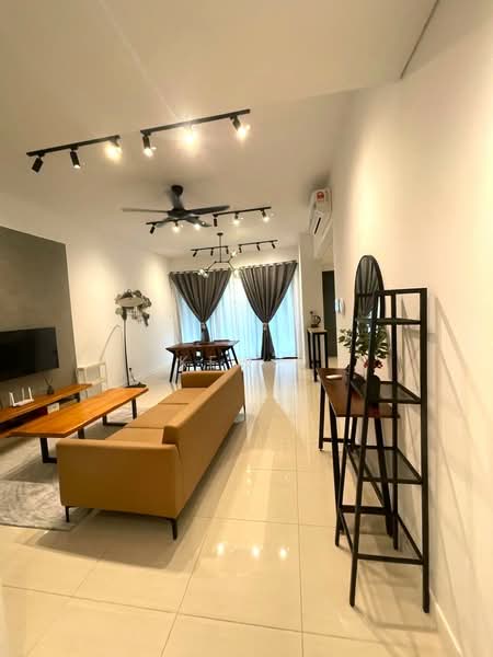 Kondominium untuk Disewa di One Cochrane Residence - Kew . - Living Room - PropertyGuru.com.my