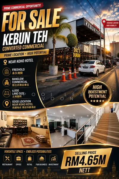 Banglo Komersial untuk Dijual di Kampung Dato Sulaiman Menteri (Johor Bahru) - Pooi Leen Voon - PropertyGuru.com.my