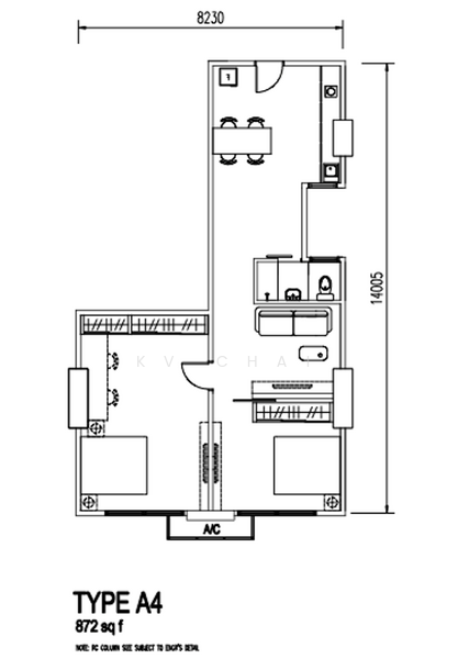 Servis Apartment untuk Disewa di Avenue D'Vogue - KV Chai - PropertyGuru.com.my