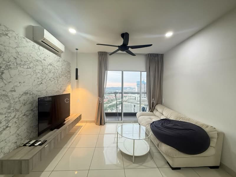 Condominium for Rent at Paraiso Residence @ The Earth - Carson Lai - Living Room - PropertyGuru.com.my