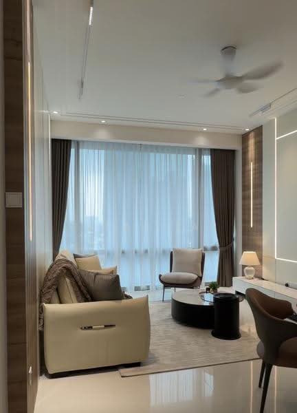Service Residence for Rent at Pavilion Damansara Heights, Windsor Suites - Sarah Tan - Living Room - PropertyGuru.com.my