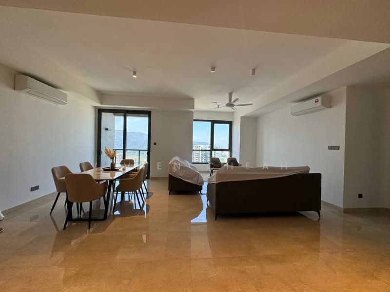 Servis Apartment untuk Dijual di Marriott Residence @ Gurney - Vivien Cheah - Living Room - PropertyGuru.com.my