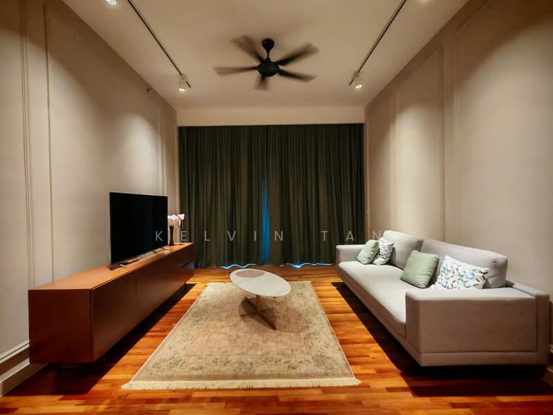 Servis Apartment untuk Disewa di Straits Residences - Kelvin Tan - Living Room - PropertyGuru.com.my
