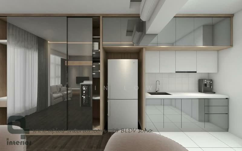 Service Residence for Rent at 28 Boulevard - Gin Low - Kitchen - PropertyGuru.com.my