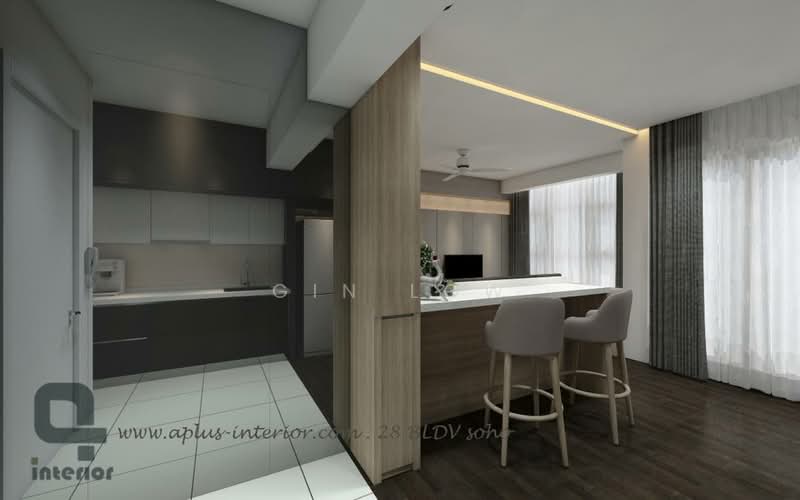 Service Residence for Rent at 28 Boulevard - Gin Low - Kitchen - PropertyGuru.com.my
