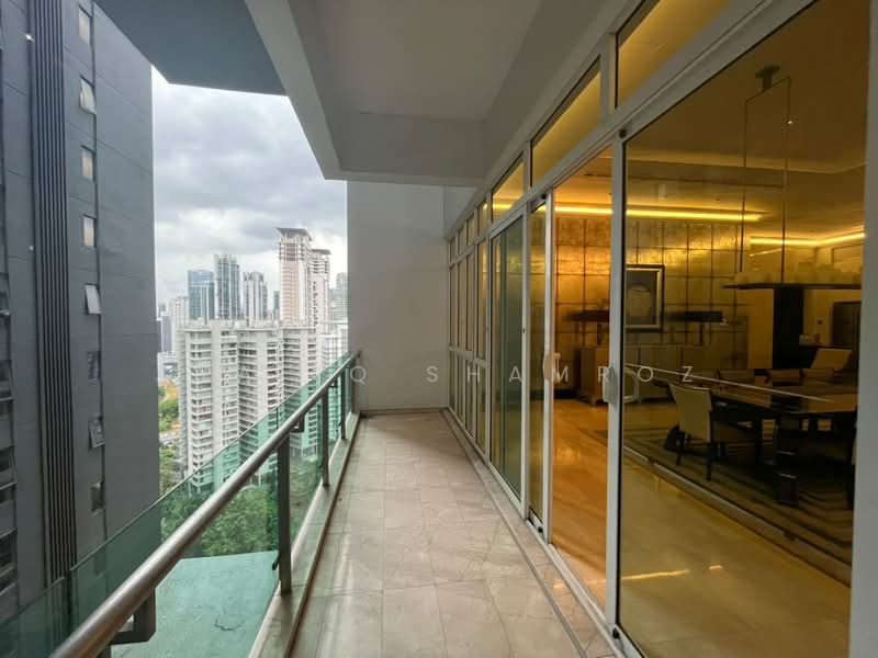 Condominium for Rent at The Pearl KLCC - Syafiq Shamroz - Balcony - PropertyGuru.com.my