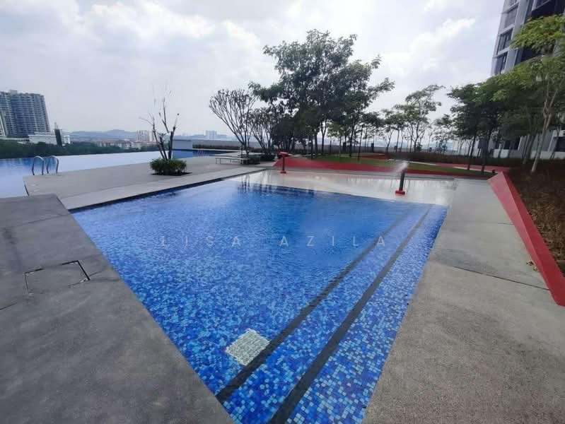 Servis Apartment untuk Dijual di Astetica Residences - Lisa Azila - Pool - PropertyGuru.com.my