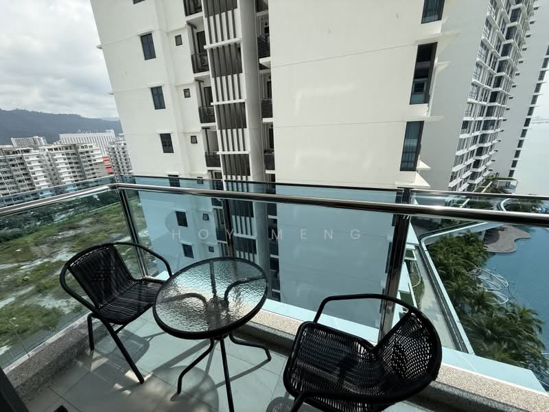 Kondominium untuk Disewa di Queens Residences Q2 @ Queens Waterfront - Hoy Meng - Balcony - PropertyGuru.com.my