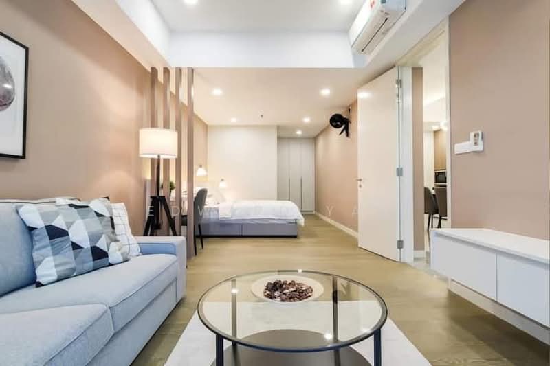 Service Residence for Sale at Ooak Suites @ Kiara 163 - Edward Yap - Living Room - PropertyGuru.com.my