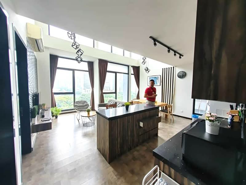 Service Residence for Rent at Expressionz Professional Suites - Kew . - Living Room - PropertyGuru.com.my