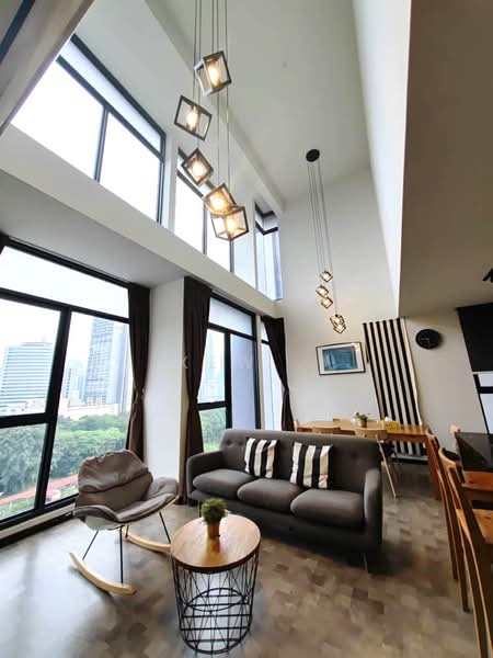 Service Residence for Rent at Expressionz Professional Suites - Kew . - Living Room - PropertyGuru.com.my