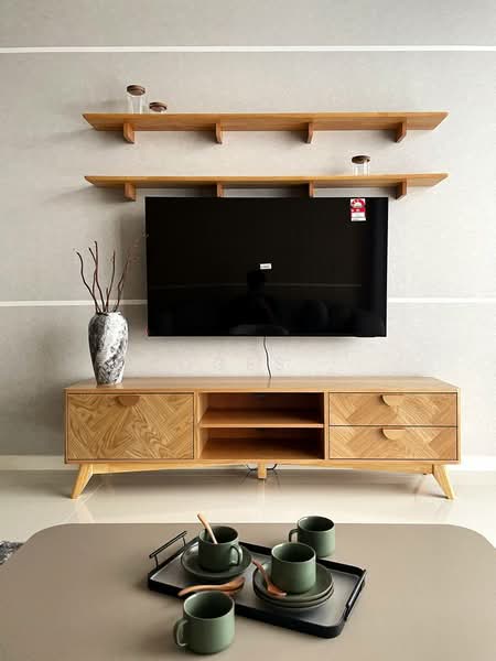 Service Residence for Rent at Met 1 Residences - Loges . - Living Room - PropertyGuru.com.my