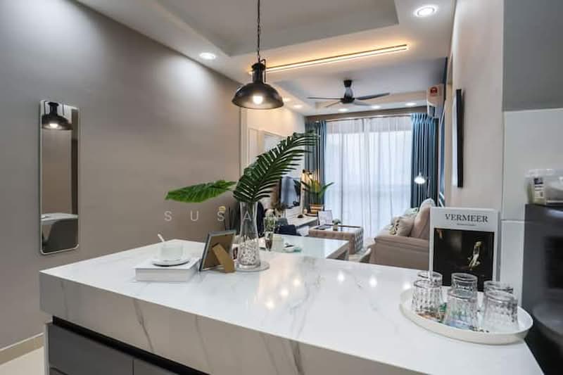 Condominium for Rent at Platinum Arena - Susan Foo - Living Room - PropertyGuru.com.my