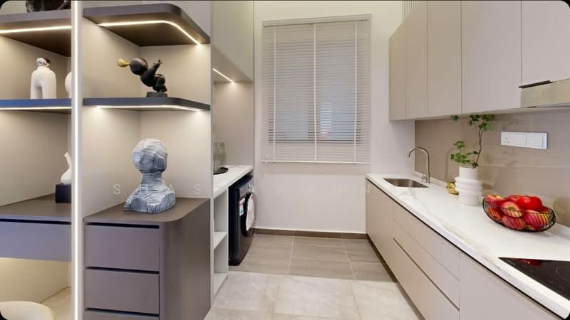 Servis Apartment untuk Dijual di Parkland by the River - Shashawanna . - Kitchen - PropertyGuru.com.my