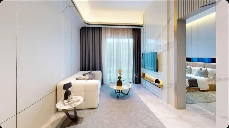 Servis Apartment untuk Dijual di Parkland by the River - Shashawanna . - Living Room - PropertyGuru.com.my