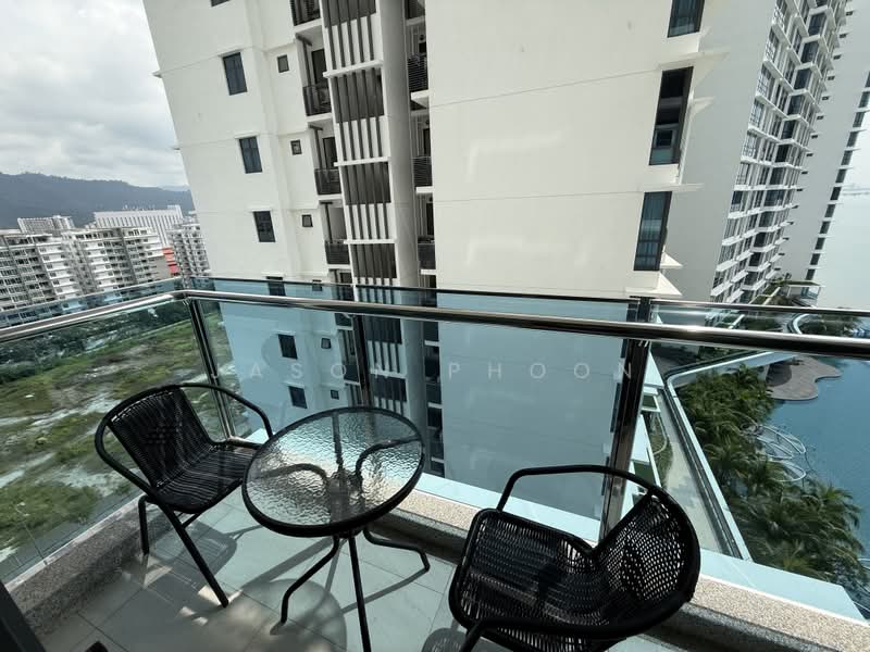 Kondominium untuk Disewa di Queens Residences Q1 @ Queens Waterfront - Jason Phoon - Balcony - PropertyGuru.com.my