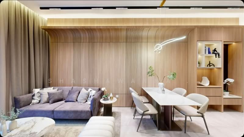 Servis Apartment untuk Dijual di Parkland by the River - Shashawanna . - Living Room - PropertyGuru.com.my