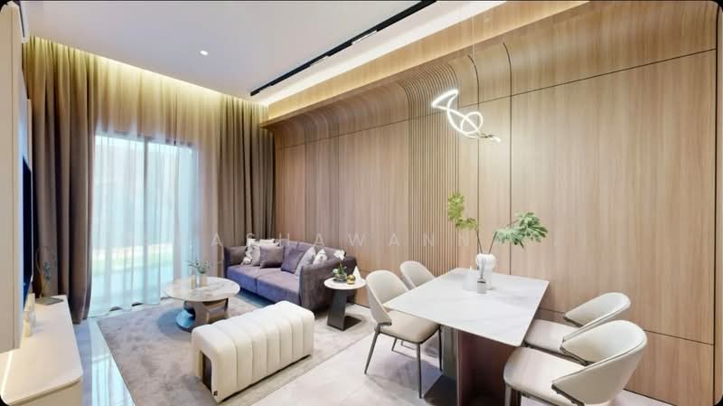 Servis Apartment untuk Dijual di Parkland by the River - Shashawanna . - Living Room - PropertyGuru.com.my