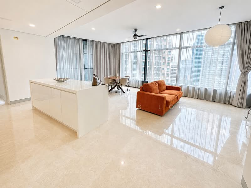 Condominium for Rent at Condominium @ The Troika - Nicholas Loo - Living Room - PropertyGuru.com.my