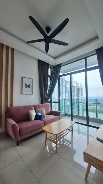 Service Residence for Rent at Wave @ Marina Cove - Amus Tay - Living Room - PropertyGuru.com.my