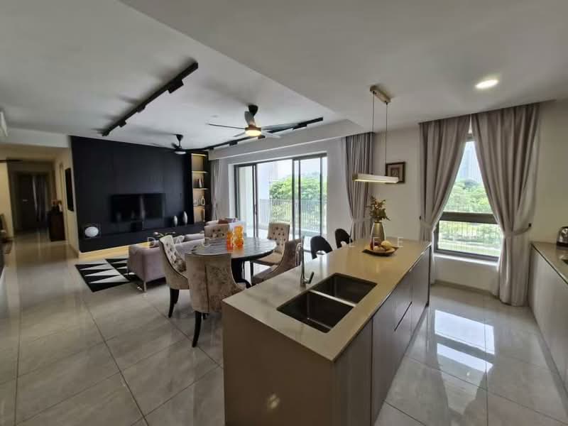 Kondominium untuk Disewa di Park Place - Dacklin Lee - Living Room - PropertyGuru.com.my