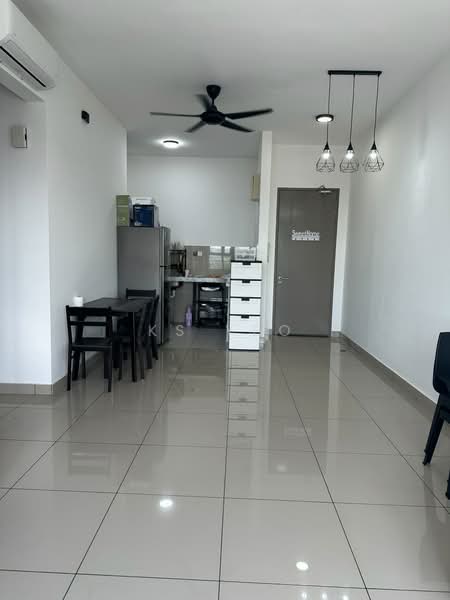 Service Residence for Rent at Zentro Residences Serviced Apartment - KS Yeo - Living Room - PropertyGuru.com.my