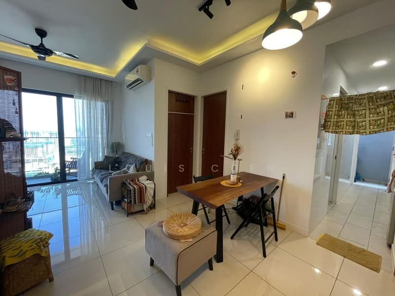 Servis Apartment untuk Dijual di Skyluxe On The Park Bukit Jalil - Louis Chen - Living Room - PropertyGuru.com.my
