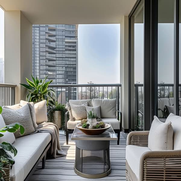 Servis Apartment untuk Dijual di Aricia Residences - Max . - Balcony - PropertyGuru.com.my