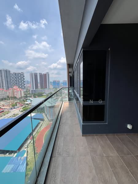 Kondominium untuk Disewa di Bennington Residences @ SkyArena - Chee Seng - Balcony - PropertyGuru.com.my