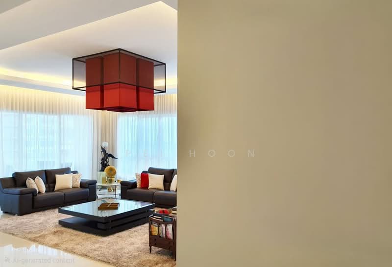 Kondominium untuk Disewa di The Cove Condominium - Pei Hoon - Living Room - PropertyGuru.com.my