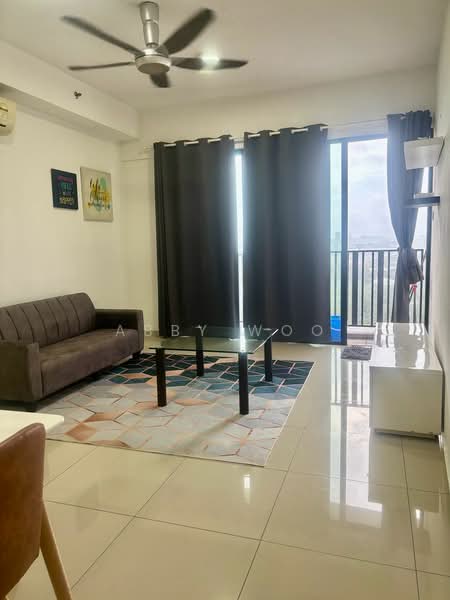 Servis Apartment untuk Disewa di i-SOHO @ i-City - Abby Woo - Living Room - PropertyGuru.com.my