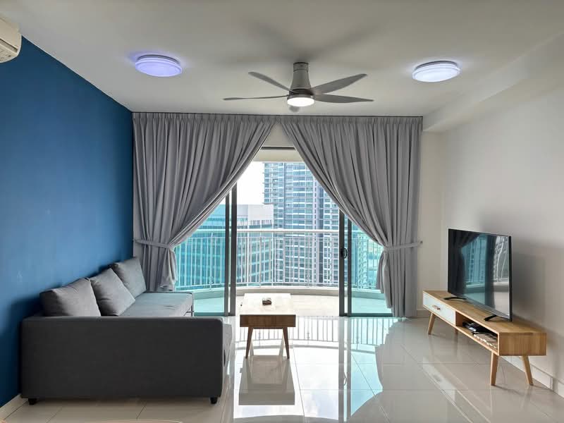 Kondominium untuk Disewa di Teega Residences - Eric Tee - Living Room - PropertyGuru.com.my